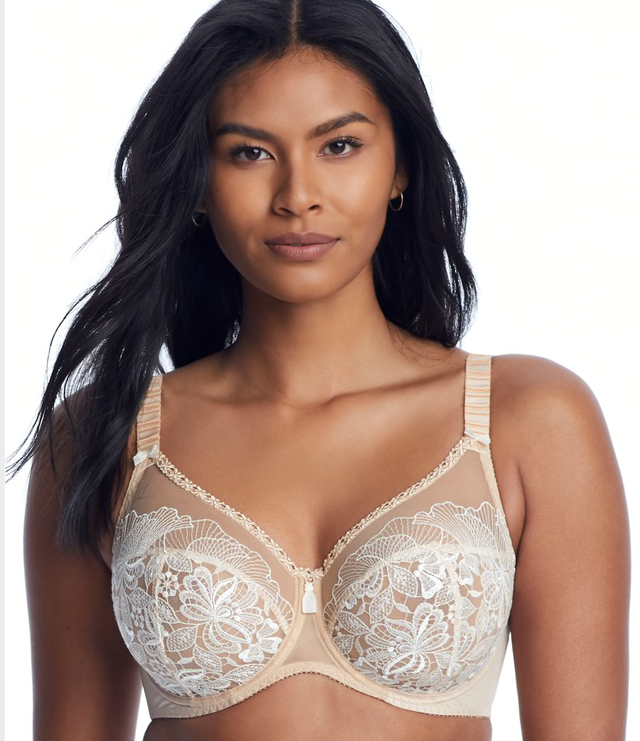 Huit Women's Cafe Fleur Lace Pattern Ladies Underwire Bra